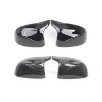 Coques de rétroviseurs BMW en fibre de carbone, motif ABS, ensemble complet pour X3 X4 X5 X6 X7 G01 G02 G05 G06 G07 2018-2024
