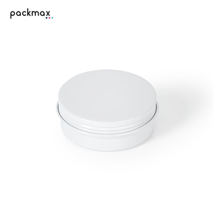 50ml 57*23mm Screw Thread Aluminum Empty Jar for Tea Nail Art Jewelry - Food Grade <b>Small</b> <b>Storage</b> Tin Wholesale - Product Image 1