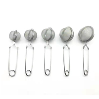 WELAND Infuseur à thé en acier inoxydable à mailles fines de 4,5 cm avec poignée, boule infuseuse à clipser – Ventes Flash