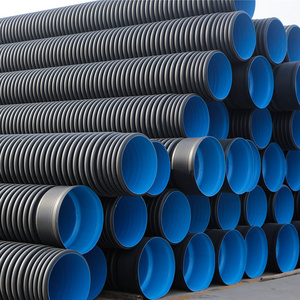 ท่อระบายน้ําลูกฟูกผนังสองชั้นระบบระบายน้ําใต้ดิน HDPE DN800mm ลูกฟูก - Product Image 3