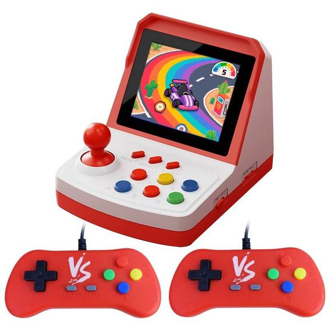 Wholesale Retro Mini Arcade Console 32GB 3.5 HD Display 9000 Games Dual Core Big Rocker Classic Game Machine Model A6 PLUS
