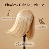Peluca frontal de encaje con nudos blanqueados y borde natural para mujeres blancas, cabello humano virgen premium sin procesar, venta al por mayor, sin pegamento, OEM, para salón.