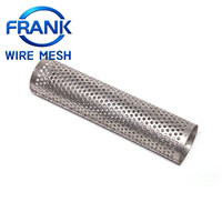 Tube filtrant perforé en acier inoxydable 304 316 316L, épaisseur 1 à 2 mm, trous de 1 à 3 mm, pour support interne d'huile de lubrification