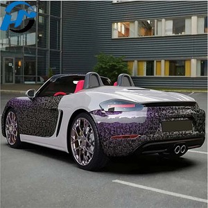 Film <span class=keywords><strong>de</strong></span> protection 9D <span class=keywords><strong>vert</strong></span> brillant PET-vinyle fibre <span class=keywords><strong>de</strong></span> carbone forgée violette pour accessoires moto, avec colle à faible adhérence et technologie <span class=keywords><strong>de</strong></span> libération d'air, pour covering automobile et logos - Product Image 5