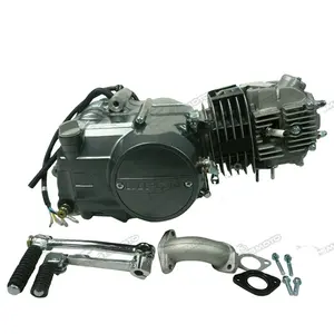 Çin LF125 kir çukur maymun DAX bisiklet Motor Lifan 125cc Motor alüminyum silindir yatay 1P54FMI