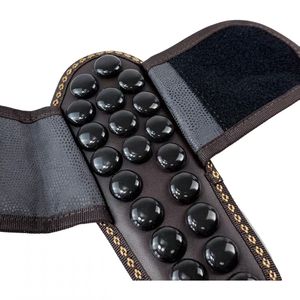 نعال تدليك بالعلاج الحراري بالأشعة تحت الحمراء وضغط نقاط الوخز بالإبر مع التورمالين للاسترخاء وعلاج التهاب اللفافة الأخمصية مع الأيونات السالبة - للاستخدام المنزلي - Product Image 2