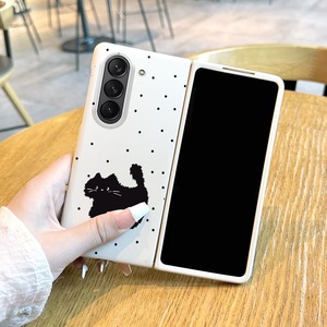 Custodia per telefono SP103 Dot Cat Cartoon Cute per Samsung <span class=keywords><strong>Galaxy</strong></span> Z Fold 6/5/4/3 e protezione schermo W23 - Product Image 2