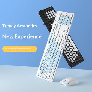 Ensemble <span class=keywords><strong>clavier</strong></span> et <span class=keywords><strong>souris</strong></span> filaires AK200, tendance et esthétique, pour jeux, bureau, saisie, ordinateur de bureau, maison pour AIGO - Product Image 2