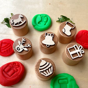 Timbro in Legno Naturale per Pasta Modellabile, Artigianato Fatto a Mano - Product Image 3