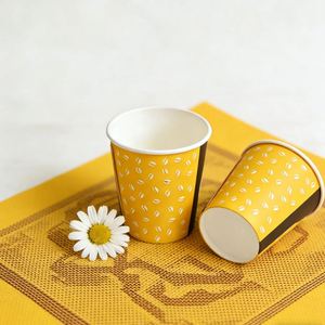 Gobelets en carton jetables de qualité alimentaire pour boissons et chocolat, avec poignées, pour emporter, style arabe - Product Image 5