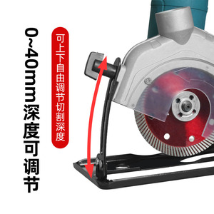 Support de meuleuse d'angle Yunbei, réglable de 0 à 45 degrés, pour la découpe du bois, du métal et des carreaux, en alliage d'aluminium de qualité professionnelle - Product Image 5