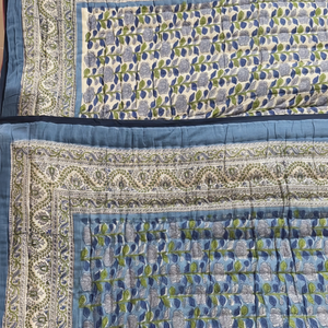 Meilleur Premium Kantha Patchwork Couette Vintage Style Queen Size Coton KanthaQuilt Doux Réversible Couverture D'hiver pour HotelUse - Product Image 1