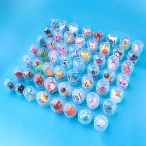 卸売安い混合異なるおもちゃ32x45mm小さなプラスチックカプセルおもちゃカプセル卵箱自動販売機用おもちゃ