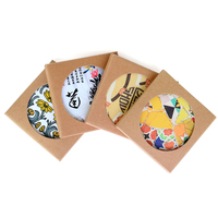 La scatola vuota della busta della cartolina della carta Kraft della finestra aperta del PVC può essere utilizzata per la conservazione della carta o le sciarpe di seta ed altri pacchetti