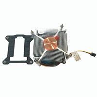 9025 12V dc radiateur en cuivre TDP 75W pour pc processeur refroidisseur 4 broches PWM para lga1700 1200 1150 1151 1155 1156 CPU ventilateur de refroidissement par air