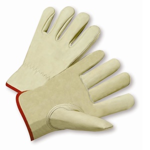 Gants de conduite en cuir véritable, personnalisés, vente en gros - Product Image 1