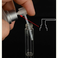 2ml 3ml 5ml 10ml ATOMISEURS DE PARFUM EN VERRE pour Parfum Vide Échantillon de Parfum Vaporisateur Bouteilles pour Décanter
