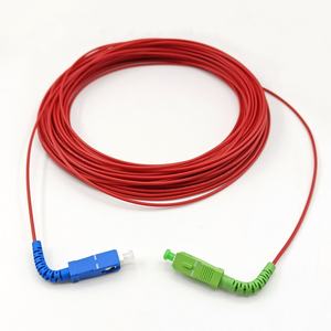 Cordon de raccordement fibre de haute qualité SC Flexible/<span class=keywords><strong>APC</strong></span> à SC Flexible/UPC BI G.657.A.1 Câble fibre <span class=keywords><strong>rouge</strong></span> PVC 9/125 monomode Simplex 2mm - Product Image 6