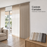 Rideaux sur mesure OEM ODM Fabricant Usine Vente en gros Rideaux de fenêtre pour Designers d'intérieur Revendeurs Projets de construction Acheteurs