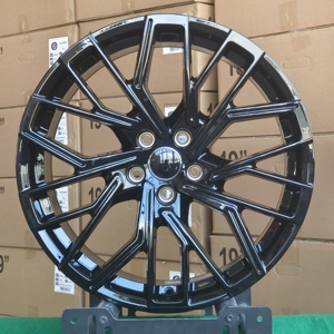 Rines Xinlin de 19-21 Pulgadas, Color <span class=keywords><strong>Gris</strong></span> Metálico, Diseño Multirradio, Aleación de Aluminio Monobloque Forjado, 5x112 para <span class=keywords><strong>Audi</strong></span> A4 A5 A6 A7 A8 S4 S5 - Product Image 3