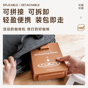 Drip <b>Coffee</b> Maker Flatbed Design Foldable Home Use <b>Coffee</b> Color Rectangle Shape With Tray - Product Image 4