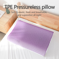 Bantal Kontur Ergonomis untuk Meredakan Nyeri Leher Bantal Penyangga Leher Servikal Bantal Lateks TPE Pendingin Elastis