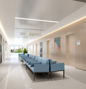 Sillón de Espera para Consultorio, Hospital, Consultorio Dental, Área de Recepción, Conjunto de Sofás Modulares Seccionales de Esquina, Diseño Contemporáneo en Tela - Product Image 4