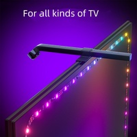 Bande lumineuse LED de 9,8 pieds pour téléviseur intelligent de 40 à 50 pouces avec rétroéclairage LED et dispositif de sélection de couleur RVB