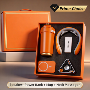 Masseur de cou Mug, Power Bank, Haut-parleur – Coffret cadeau d'entreprise pour anniversaire, événementiel et de fin d'année – Vente en gros - Product Image 3