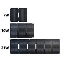 Panneau Solaire Pliable Étanche IP67 sur Mesure 7W 10W 21W avec Boîtier de Jonction USB-A USB-C DC, Vente Directe Usine OEM