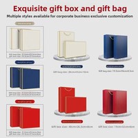 Coffret Cadeau d'Affaires Personnalisé Luxe Léger – Tasse Isotherme, Carnet, Clé USB, Boîte Cadeau – Matériel Métallique – Fête des Pères, Nouvel An