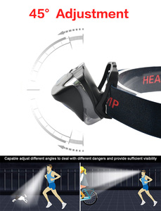 Có thể điều chỉnh headband Headlamp Strap 3 AAA pin XPE COB Led Đèn Pha Màu đỏ ánh sáng trắng cắm trại chạy câu cá khô đầu đèn - Product Image 4