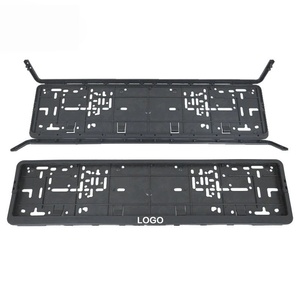 Portaplacas para Coche, Marco para Matrícula Estilo Europeo de Plástico PP Abatible, Marco para Matrícula Personalizado - Product Image 1