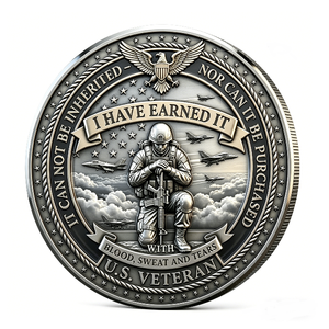 Moneda Conmemorativa Personalizada de Aleación de Zinc 3D en Plata Antigua, Coleccionable, con Temática Deportiva, para el Día Nacional y Regalo de Navidad - Product Image 5