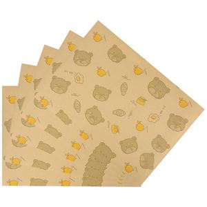 Recyclable Custom Logo Printed Color Food Wrapping Packing Sandwich Burger Greaseproof Paper - Product Image 2