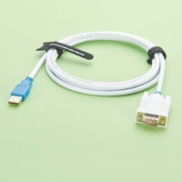 Câble convertisseur USB-A mâle vers DB9 mâle avec puce FTDI et blindage tressé pour lecteur de codes-barres et utilisation informatique UT232R-200