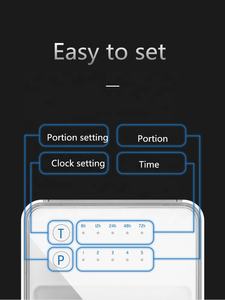 도매 수족관 탱크 액세서리 미니 자동 물고기 음식 디스펜서 시간 초과 물고기 피더 지능형 작업 모드 70ML 용량 - Product Image 4