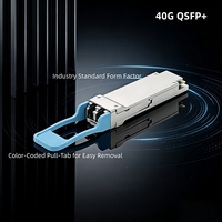 Transceiver JumSoft JS 40G QSFP+ LR4 1310nm 10km LC Single Mode DDM Garansi 1 Tahun Kompatibel Tersedia