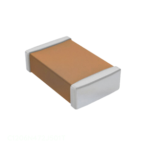 Condensador Cerámico C1206N472J501T 4700 pF CAP CER 4700PF 500V C0G/NP0 1206 1206 (3216 Métrico) del Fabricante - Product Image 1