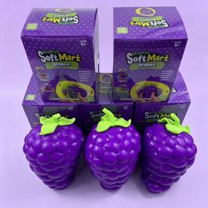 Decompression Squeeze Toys Slow Rebound Squishy Grape Stress <b>Fidget</b> Toy Slow Rising Fruit Squeeze Stress Stretch Toy for Kids - Product Image 1
