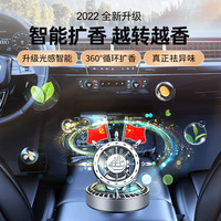 Diffuseur d'arômes solaire rotatif pour voiture, ornement créatif parfum forêt, désodorisant personnalisé, durée de vie cinq ans, Guangzhou