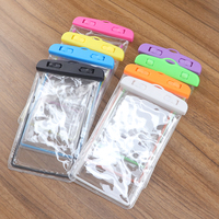 ORPHIE Nouvelle Pochette Étanche Universelle en PVC Lumineuse pour Téléphone Tactile – Sacoche Transparente pour iPhone Samsung