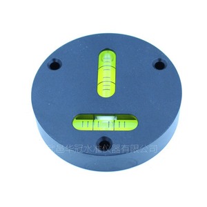 Nivel de burbuja metálico redondo HACCURY tipo T de doble eje para calibración DIY - Product Image 5