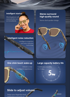 Gafas Inteligentes G06-L con Llamadas de Audio de Alta Definición y Música, Gafas de Sol Inteligentes con IA