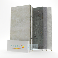 Prix usine marbre granit pierre échantillon métal coulissant présentoir est pour carreaux en céramique