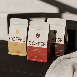 Kunden spezifisch bedruckte Verpackung Stand up Kaffeebohnen beutel 1kg 2kg 5kg 10kg 20kg <span class=keywords><strong>Gro</strong></span>ße Verpackung Kaffee beutel mit Reiß verschluss - Product Image 5