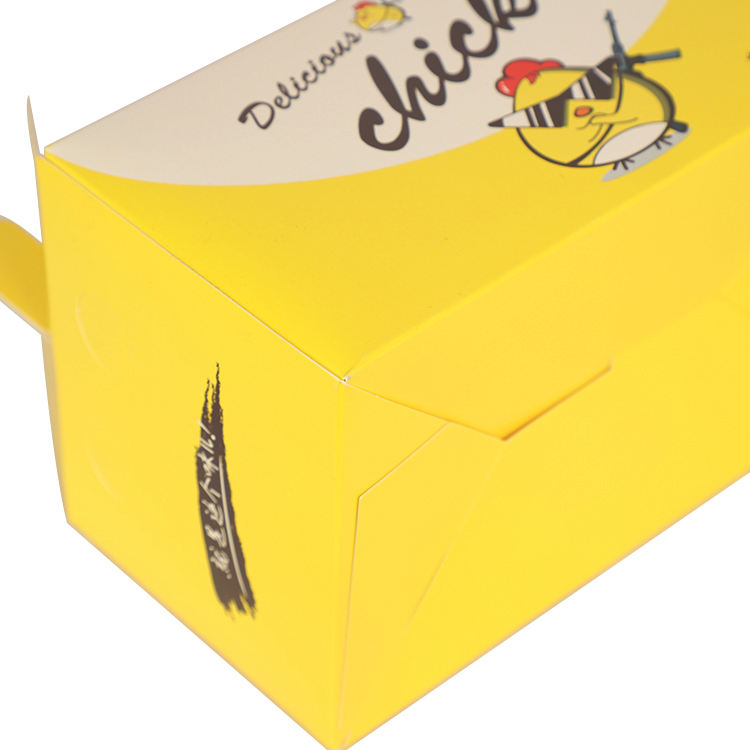 Wholesale Fried Chicken Large Custom Printed Logo Food Gable Boxes