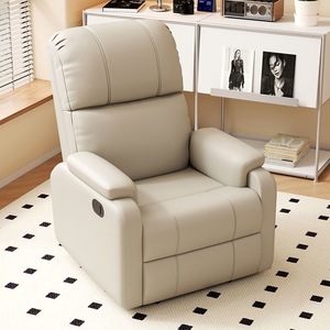 Sofá Reclinable Eléctrico de Cuero de Lujo Accesible 2025, Sillón Funcional con Masaje, Sofá Plegable - Product Image 3