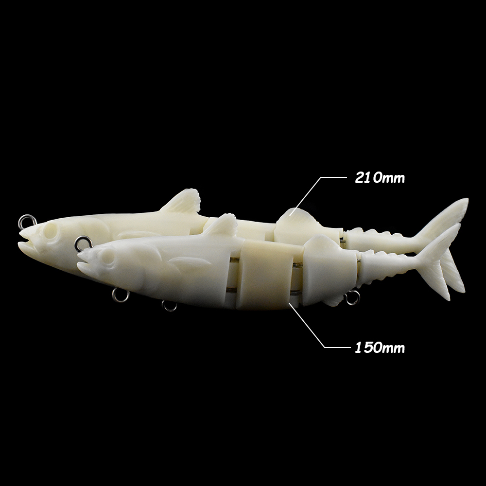 blank jointed fishing lures 3 Size Swimbait Blanks BL-102, 6 inch Enhance your fishing experience today! Lure Making - Lure Blanks