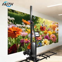 Impresora de Pared Automática 3D Faith, Máquina de Pintura Mural Vertical con Tinta UV e Impresión por Inyección, con Ruedas, Nueva, para Uso en Interiores y Exteriores, Material Flexible